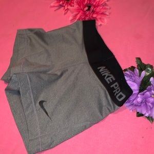 Women's  gray   xs Nike Short Pro Training Tight